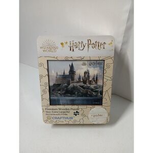 CRAFTHUB Harry Potter Wood Puzzle Hogwarts Castle 500 Pc Extra Large 15.3x18.5